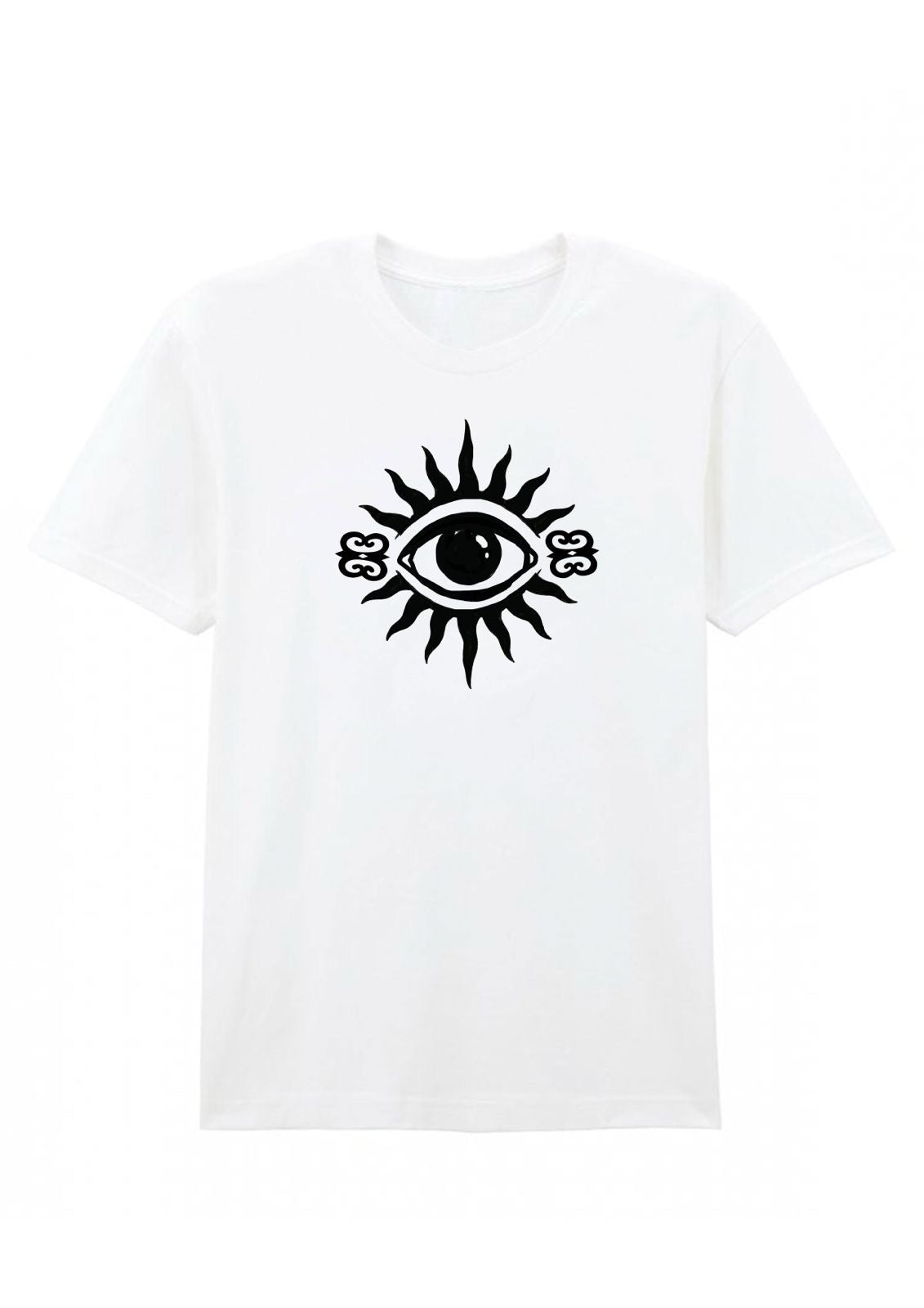 The Eye | Cotton Wide fit T-shirt Heavyweight Adinkra Symbols | Short Sleeve