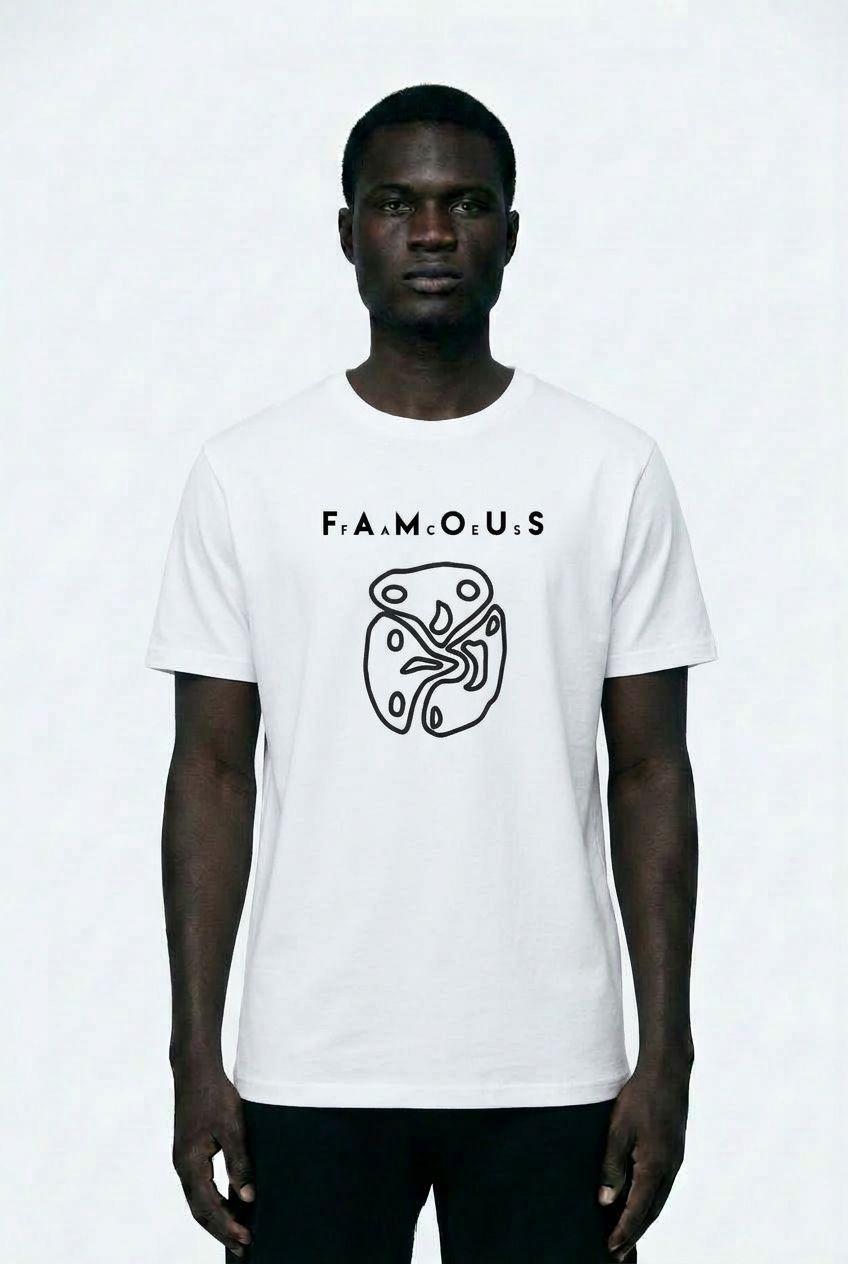 Designer T-shirt with graphic design