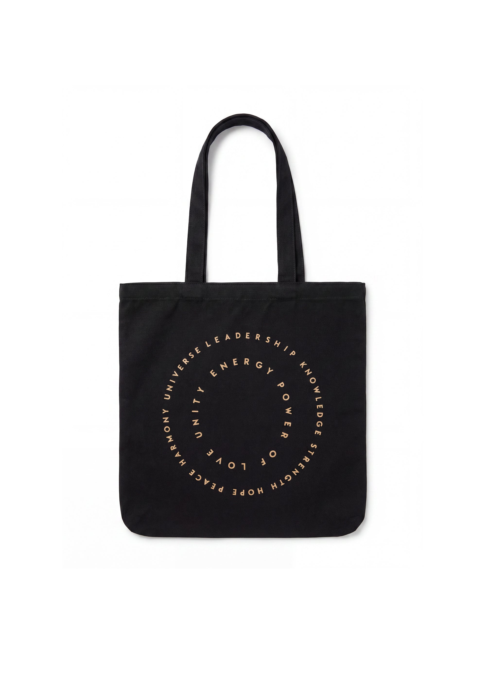 Adinkra Canvas Tote Bag – Organic Cotton Shopper | African Symbol Print | Made in UK | Etia Design