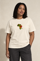 Africa Map T-shirt with a different model