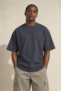 Charcoal oversized T-shirt streetwear preview